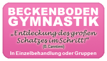 Beckenboden Gymnastik - Entdeckung des großen Schatzes im Schritt (B. Canntieni) - In Einzelbehandlung oder Gruppen